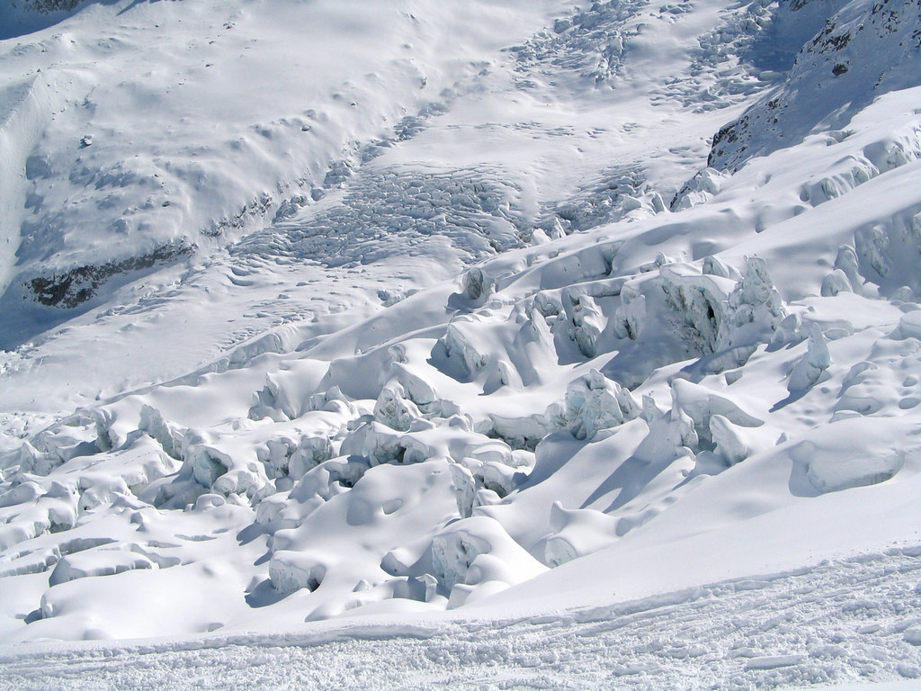 Vallée Blanche - freeride Massif Mont Blanc Francie foto 38