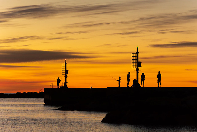 sunrise at the pier