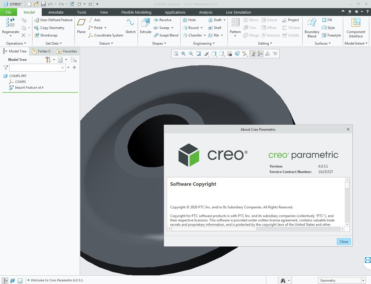 Working with PTC Creo 6.0.5.1 full