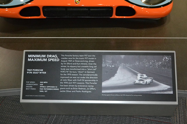 Information 1969 Porsche 917K Gulf Wyer