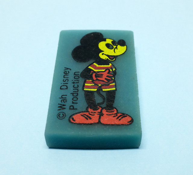 Walt Disney Mickey Mouse vintage Eraser