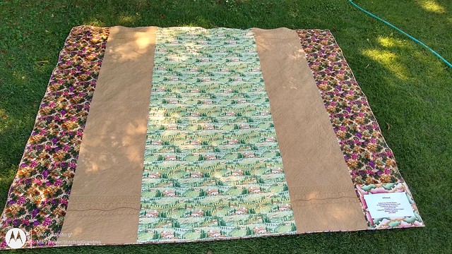 back of the quilt