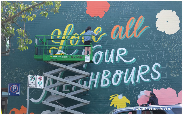 Love All Your Neighbours - Vancouver Mural Festival XT9263e