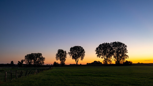 landscape landschaft niederrhein deutschland germany nrw light evening bluehour