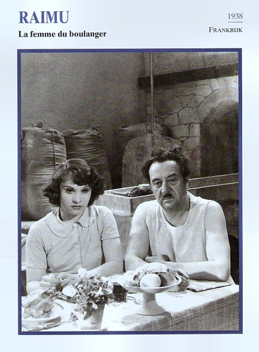Raimu and Ginette Leclerc in La femme du boulanger (1938)