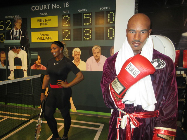 2020 Serena Williams Tennis Player and Evander Holyfield Boxer Sports 6153