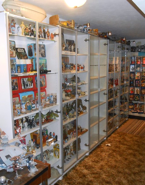 IKEA Bookcases Full of Star Wars