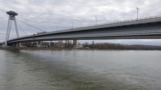 UFO Bridge, Danube River, Bratislava