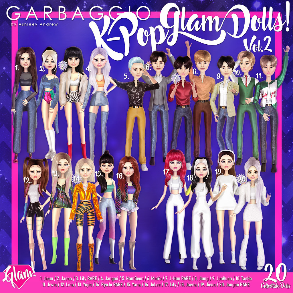 K-Pop Glam Dolls Vol.2 Gacha Key
