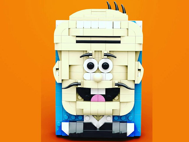「請不要把我對你的容忍，當成你不要臉的資本。」  #bricksketch #legoportrait #出賣年齡系列 #oldmasterq #老夫子 #BigPotato #大番薯 #王澤 #AlfonsoWong #王家禧 #JosephWong #WongChak #lego #legomoc #legos #legobricks #bricks #legophoto #legoart #moc #legocreation #legostagram #legophotography #legogr