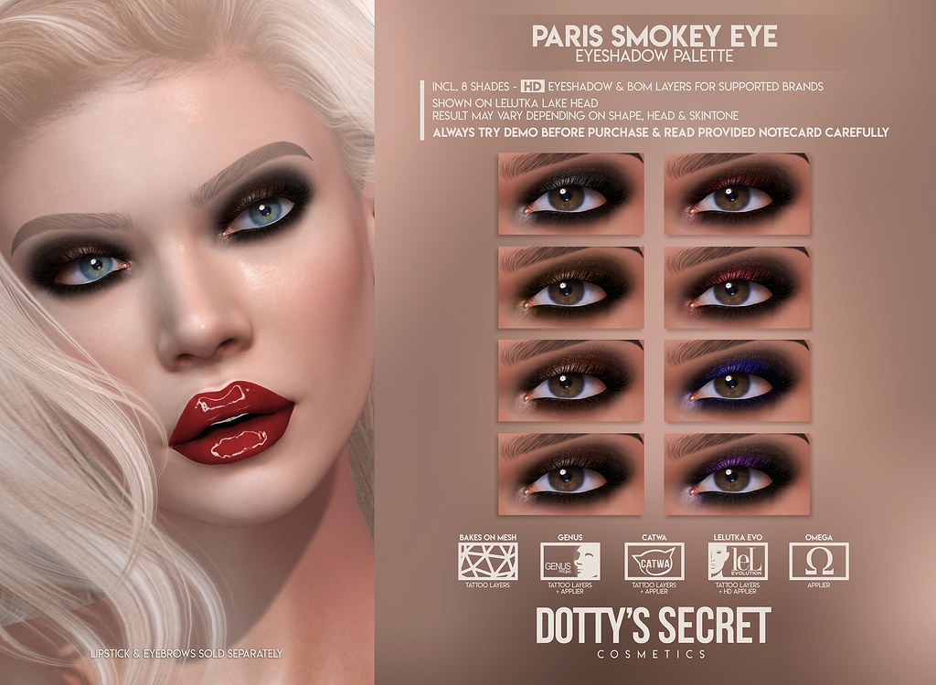 Dotty’s Secret – Paris Smokey Eye – Eyeshadow Palette