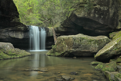 Dog Slaughter Falls, Dog Slaughter Creek, Daniel Boone National Forest, Whitley County, Kentucky 2 | by Alan Cressler