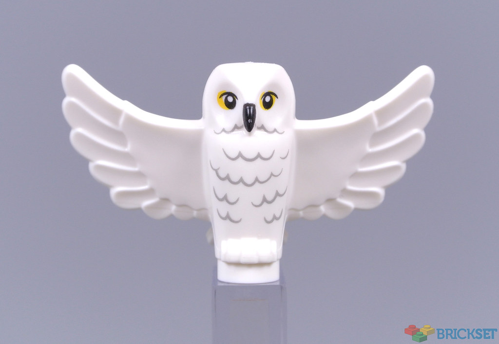 Details about   NEW Lego WHITE OWL Harry Potter Minifig Pet Bird HEDWIG Animal w/ Printed Face 