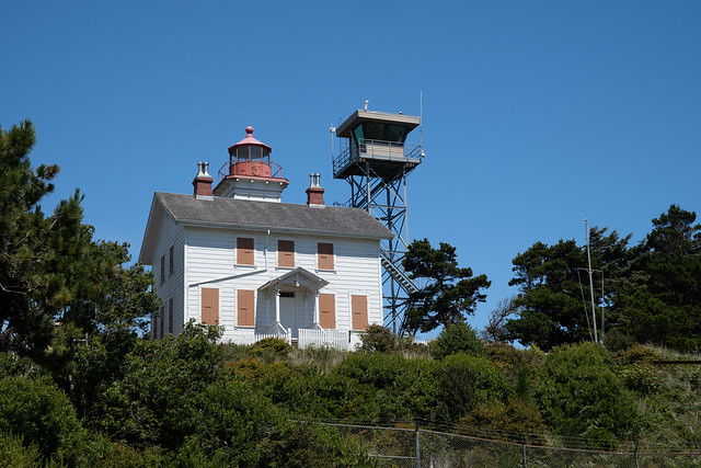 Yaquina Bay Lighthouse in Newport Oregon
