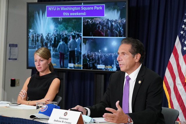 Governor Cuomo Makes an Announcement, Holds Briefing 09/08/20