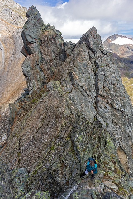 Climbing the Tulpspitze mountain