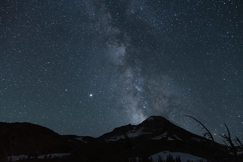 Stars over South Sister