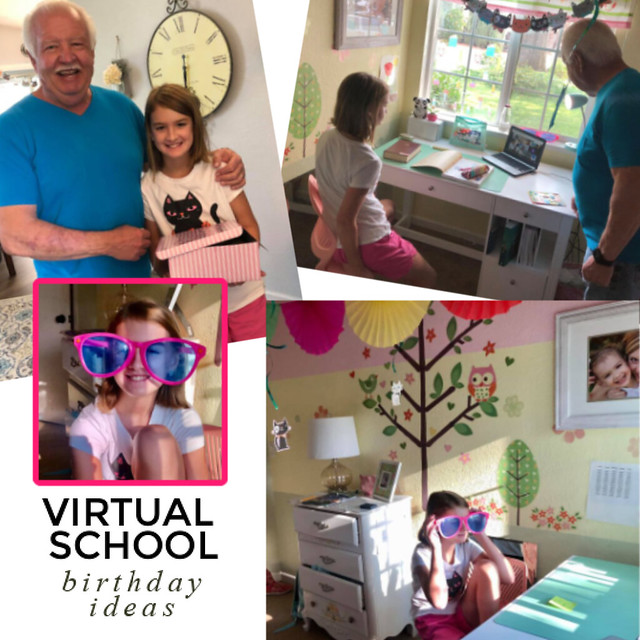 virtual school birthday ideas