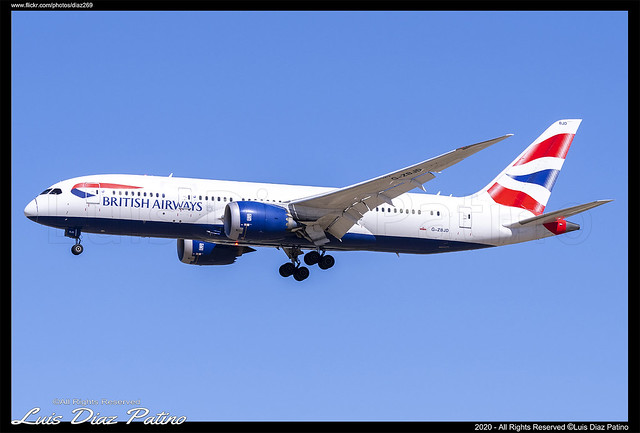 British Airways Boeing 787-800 LEMD