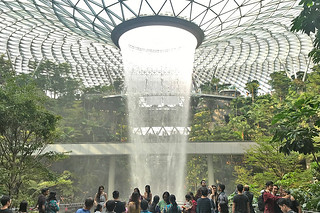 SG Stopover - Changi Airport Jewel falls