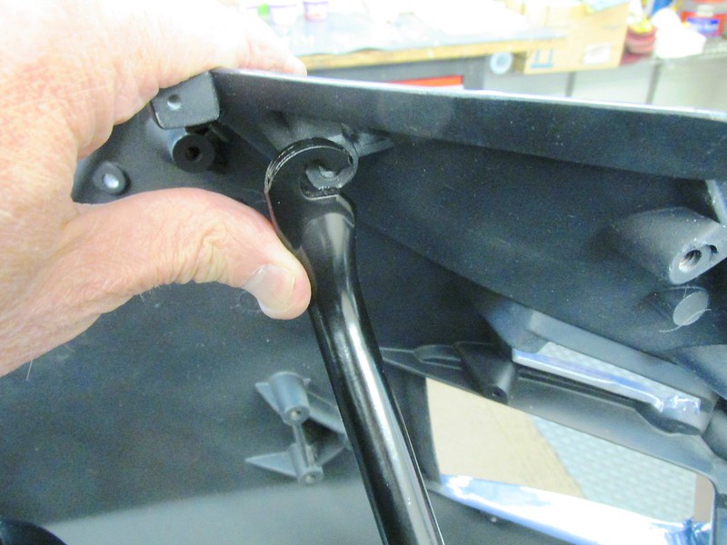 Aligning Top Side Panel With Upper Arm of Top Fairing Bracket