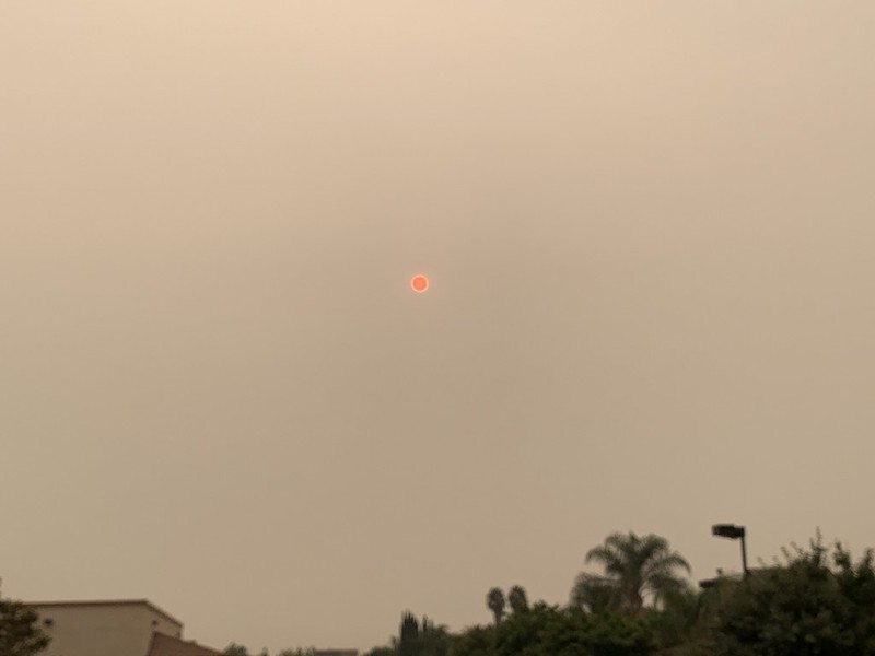 the red sun