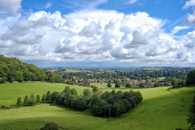 Early Autumn Clouds Over Montacute, Somerset.
