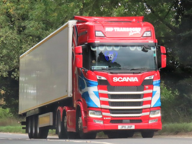 JHP Transport, Scania S500 (JP11JHP) On The A63 Monk Fryston North Yorkshire