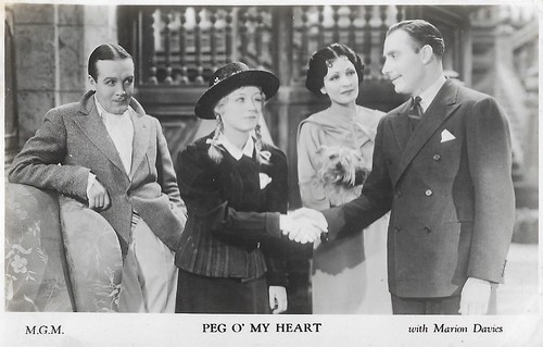 Tyrell Davis, Marion Davies, Juliette Compton, and Alan Mowbray in Peg O'My Heart (1933)