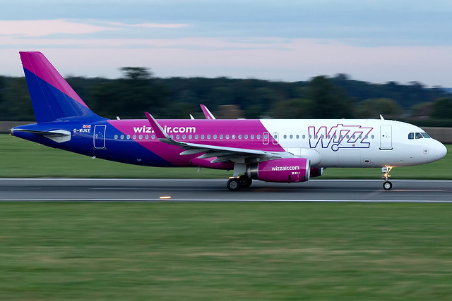 G-WUKE Wizz Air UK A320 London Luton Airport