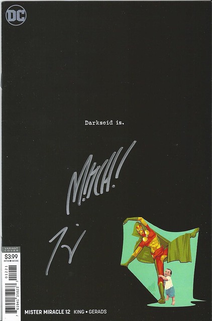 Mister Miracle 12 Signed Tom King and Mitch Gerads