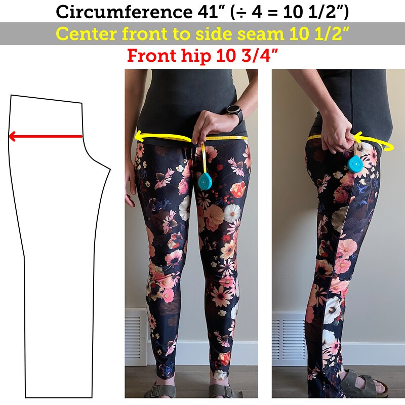 How to measure your pants size