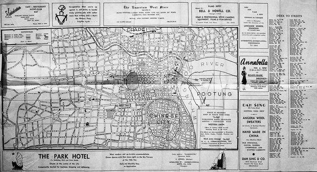 Shanghai tourist map ca. 1935