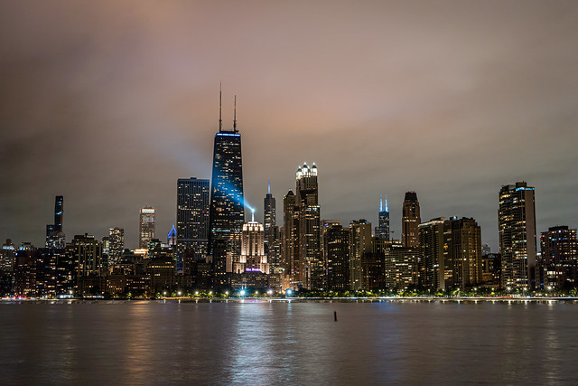 Chicago Skyline Spotlight