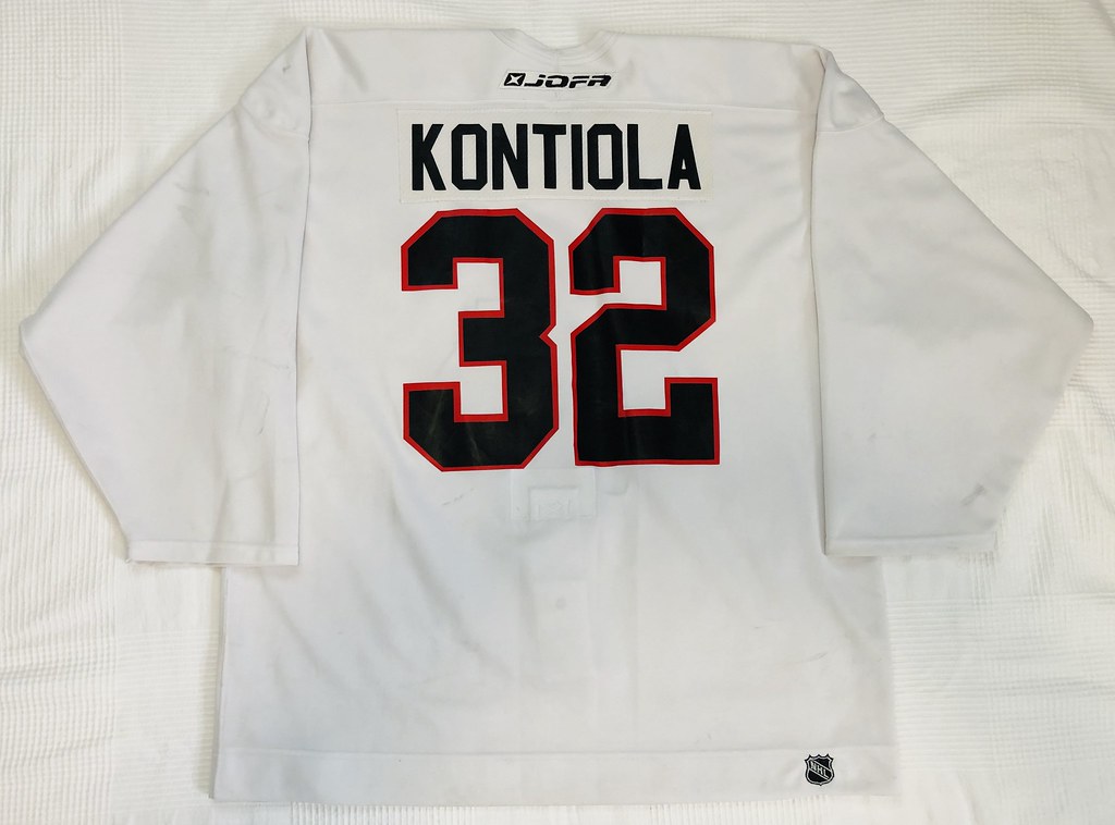 2005-2006 Petri Kontiola Chicago Blackhawks Training Camp Jersey Back