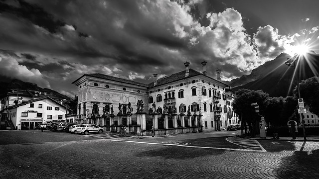 Dolomites, Agordo: palazzo Crotta - De Manzoni