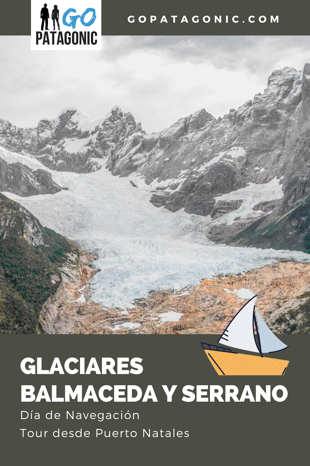 Navegación al glaciar Balmaceda y Serrano