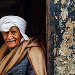 Elderly Man in Turban Portrait, Daska Pakistan