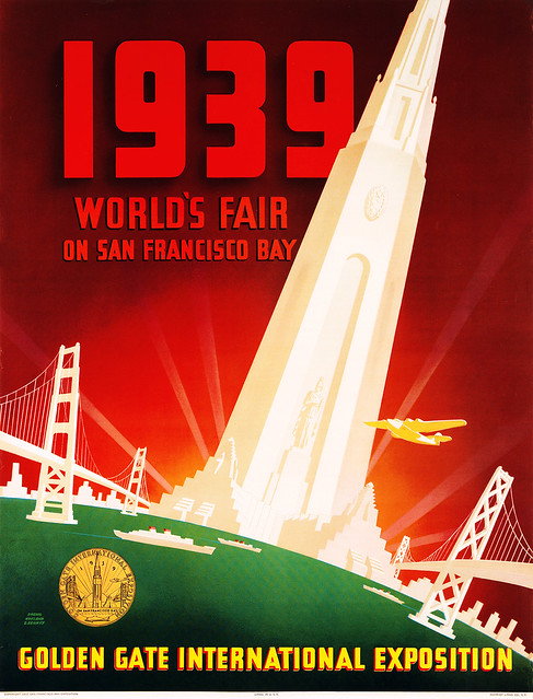 1939 World's Fair on San Franciso Bay, Golden Gate International Exposition, 1939
