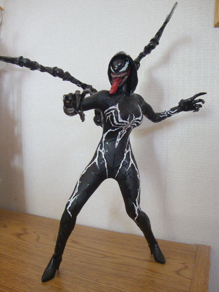 War Story Black Poison Queen aka Ms. Venom Custom by AFM Pic heavy Updated 9/16 50345819438_9894cb321b_b