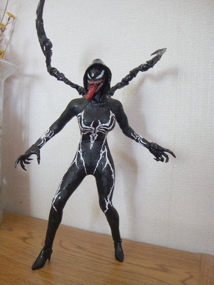 War Story Black Poison Queen aka Ms. Venom Custom by AFM Pic heavy Updated 9/16 50346513831_377671b70e_b