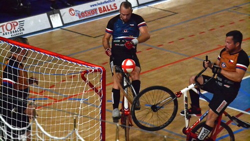 Extraliga Kolová (Czech Republic's top division in cycleball: the last tournament before the play-off tournament)