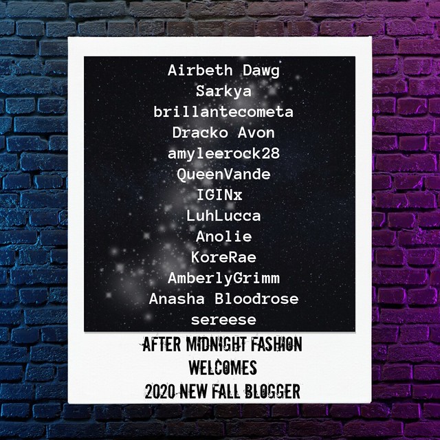 After Midnight Fashion New 2020 Fall Bloggers