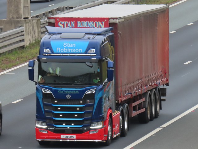 Stan Robinson, Scania SR50 V8 (P50SRS) On The A1M Southbound
