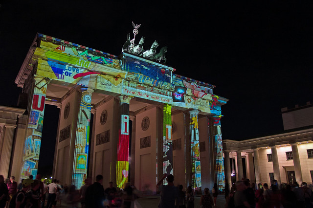 Berlin Festival of Lights 16.9.2020 Brandenburger Tor