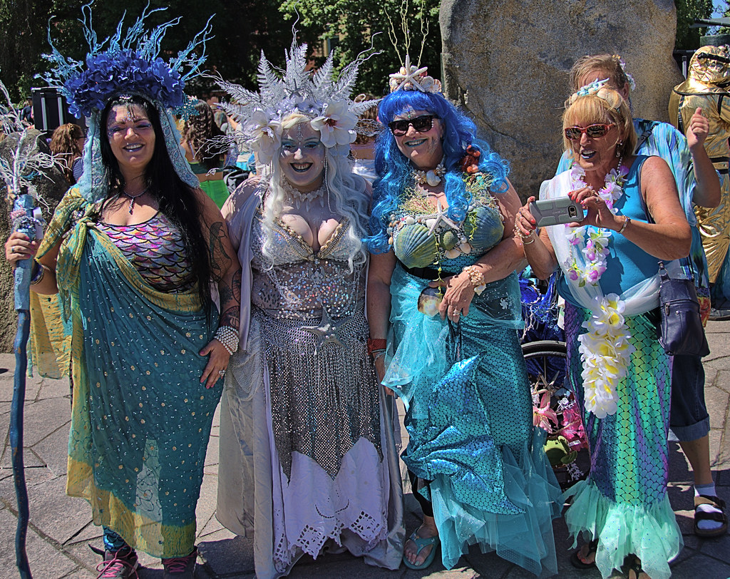 A Mermaid Costume Party