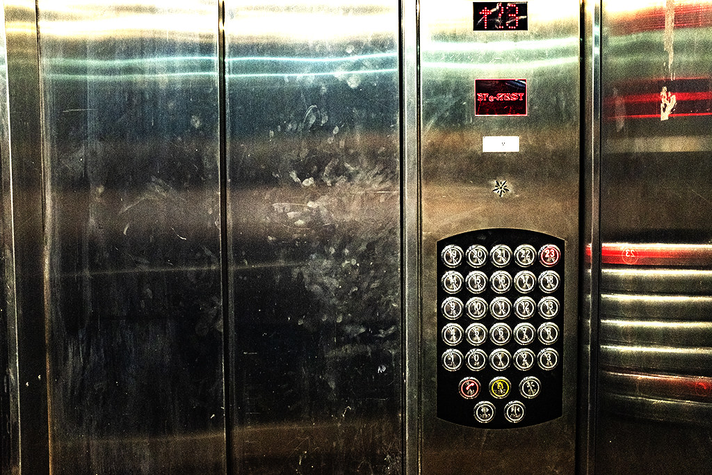 Elevator at Eastern City Gate--Belgrade