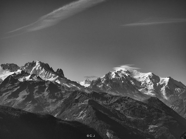 Le massif du Mont-Blanc !