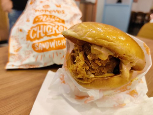 The Chicken Sandwich from Popeye's in Singapore