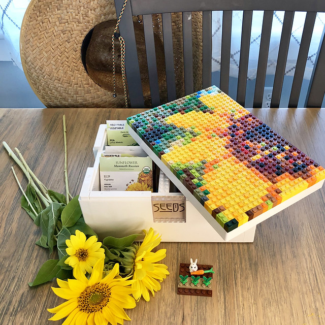SUNFLOWER BOX, for IKEA and LEGO, 2020